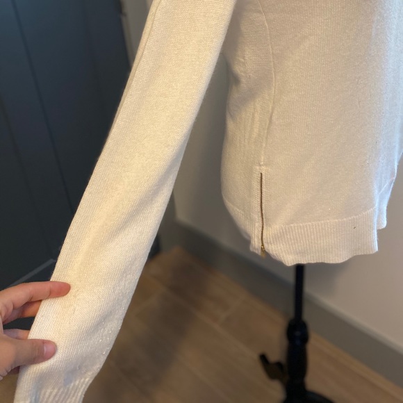 NWT J. Crew White Wool Sweater Women’s Size XS - Picture 5 of 9